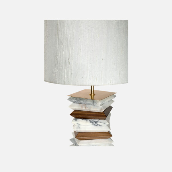 Lamp Stand Luxury White